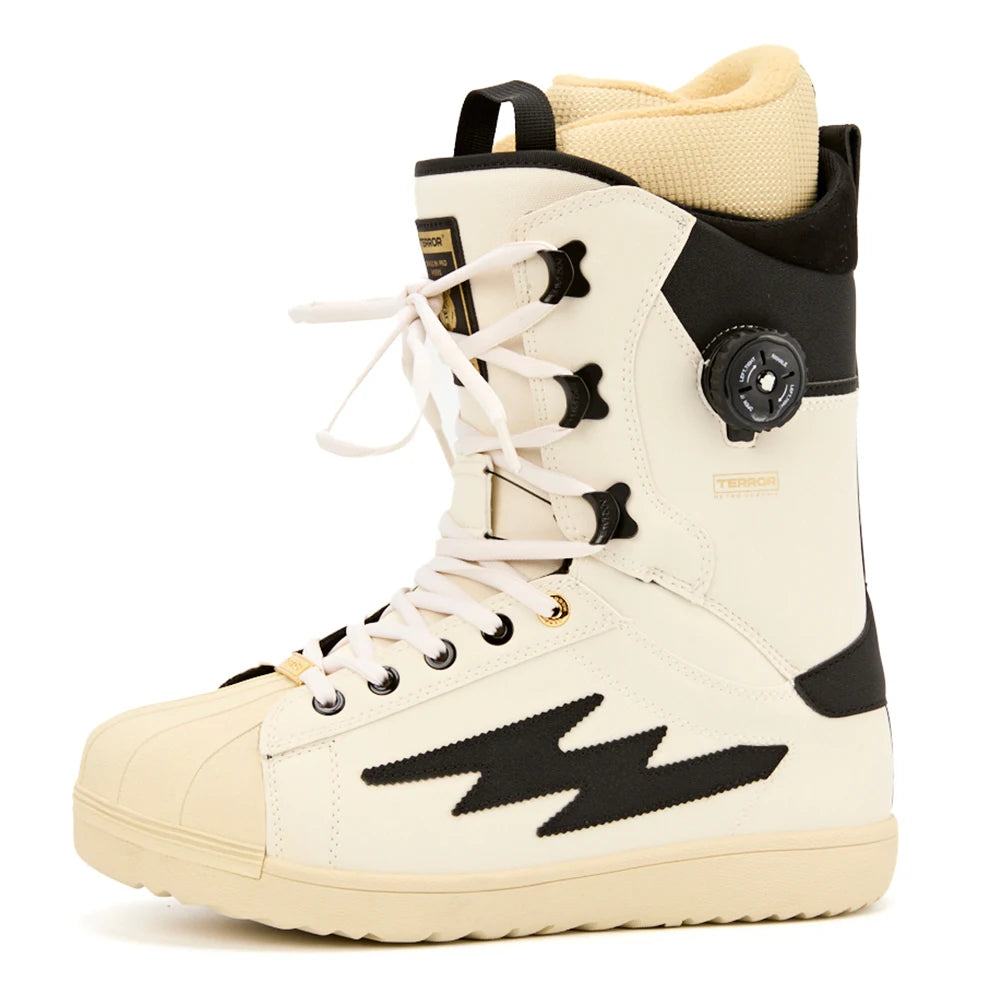 TERROR Snowboard Boot Freestyle , NX Dial Lacing System and Lace-Up , All-Around Performance with Responsive Flex - 2025 model