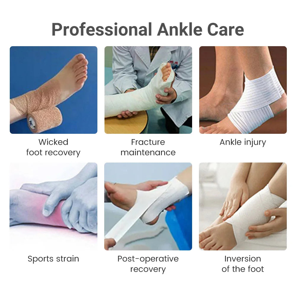 Adjustable Ankle Brace Foot Drop Corrector Ankle Joint Fixation Varus Valgus Calf Fracture Fixer Breathable Leg Feet Support