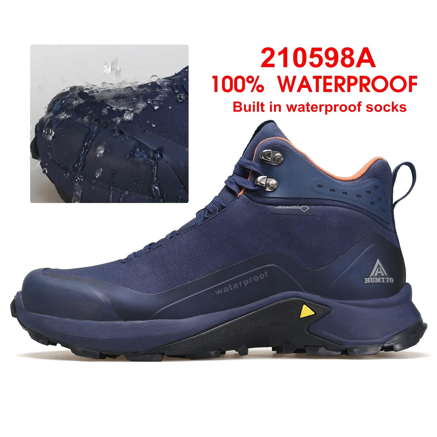 HUMTTO Waterproof Hiking Shoes for Men New Outdoor Mens Sneakers Winter Trekking Boots Male Camping Hunting Tactical Ankle Boots