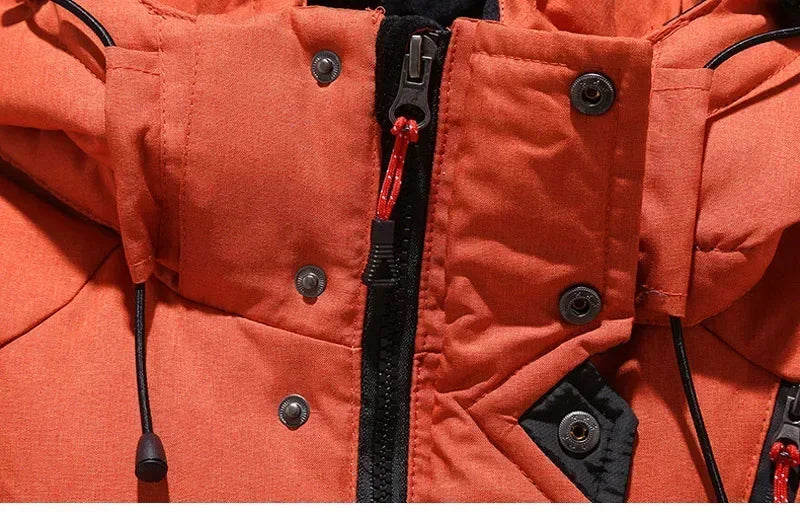 New Thermal Winter Skiing Down Jacket Ski Suit Men Snowboard Bibs Pants Warm Set Male Snowmobile Clothing for Wear Overalls