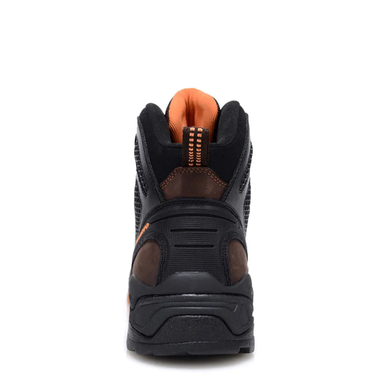 MERRTO cowhide Hiking shoes Men trekking boot mountian waterproof hunting Boots Male Sneakers Tactical Desert Combat Ankle Boots