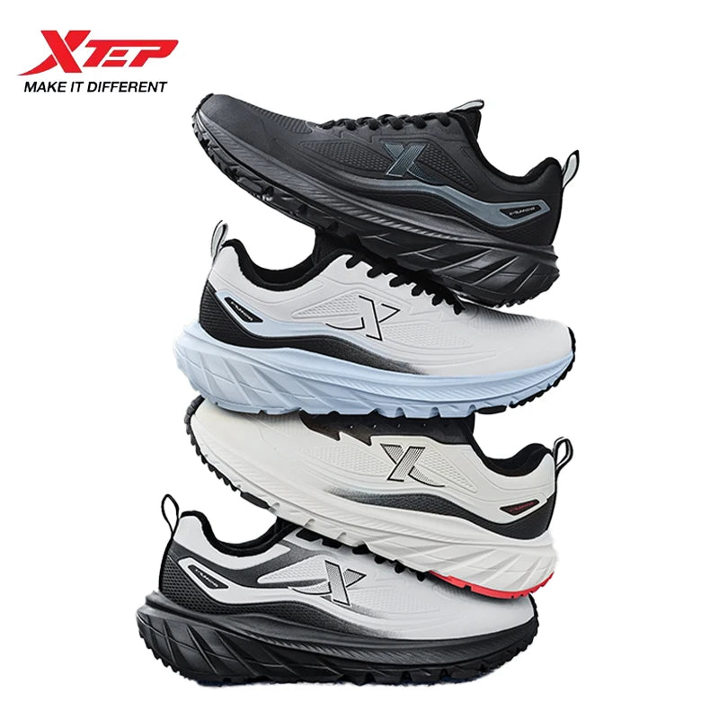 Xtep Male's Cotton Shoes 2025 Winter New Arrival Strong Wrapping Comfortable Lace Up Cushion Durability Sneakers 875419370017
