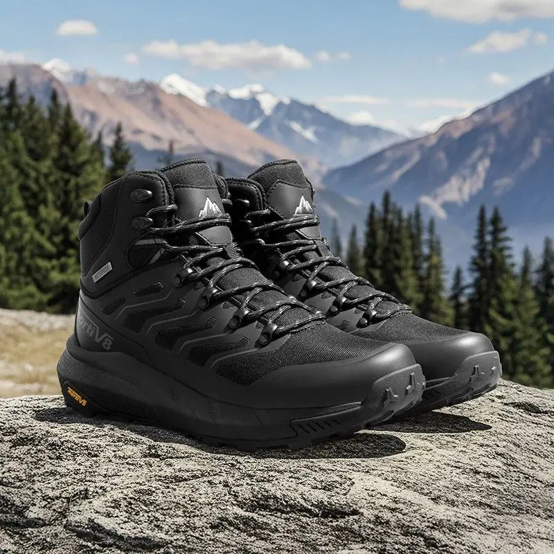 2025 Hot Sale Men Trekking Boots Green Brown Outdoor Walking Shoe Man Designer Mountain Shoes  Hiking Boots